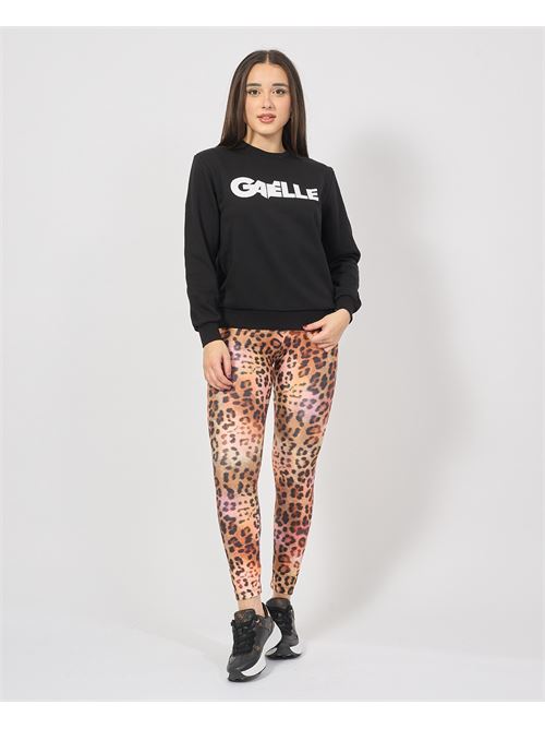 Felpa donna Gaelle Paris con logo frontale GAELLE PARIS | GAABW04300NE01